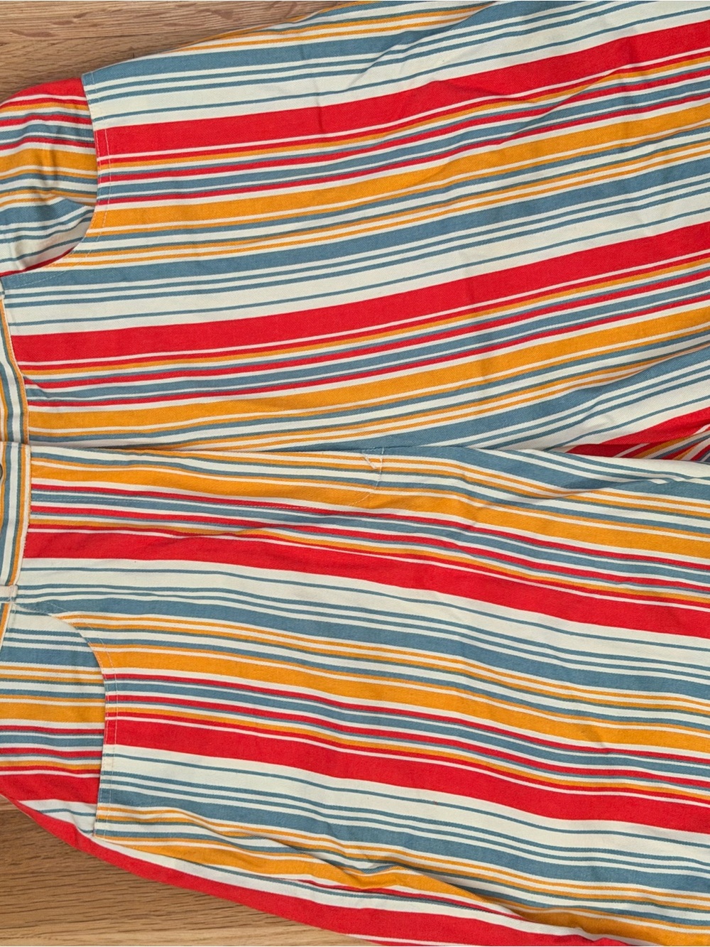 Striped Multi-Color Casual Shorts